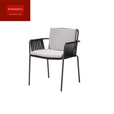 China Home Used Outdoor Dining Chair with Customized Good Standard Rope and Foldable Design for sale