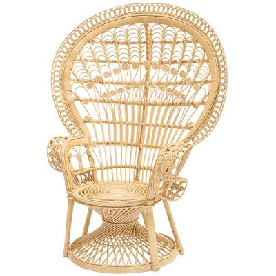 China Outdoor Table Chair Rattan Patio Hanging Swing Egg with Stand Peacock Chair Garden Furniture for sale