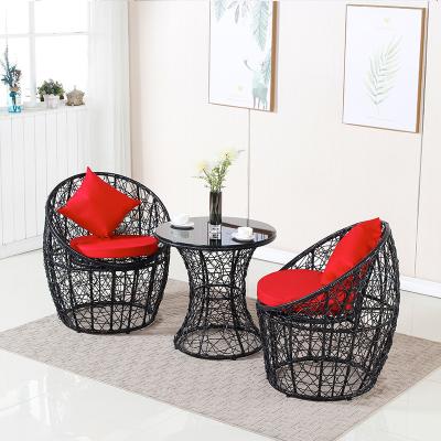 China Modern Style Outdoor Furniture for Balcony Patio Garden Rattan Chair in Customized Color for sale