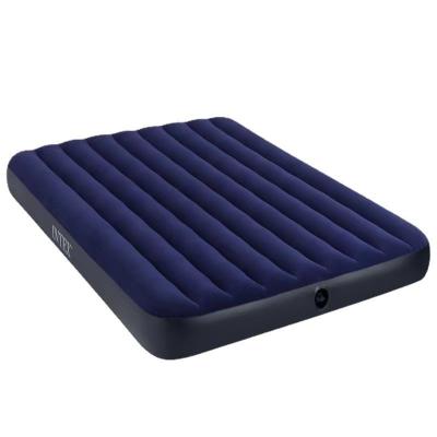 China Intex 64759 Inflatable Double Air Bed Camping Mattress with Pillow Rest Classic Airbed for sale