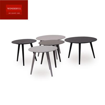 China Customized Leisure Facilities Unique Outdoor Luxury Round Frame Garden Furniture Coffee Table for sale