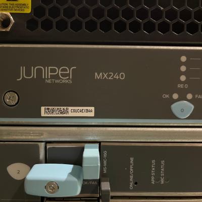 중국 MX240 16x10GE -MPC-3D-16XGE-SFPP JUNIPER 네트워크 라우터 판매용