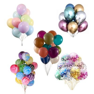 China Retro Plain Latex Balloons Chrome Macaron Latex Balloon Suppliers Manufacturers Helium Metallic Balloons For Party Decorations for sale