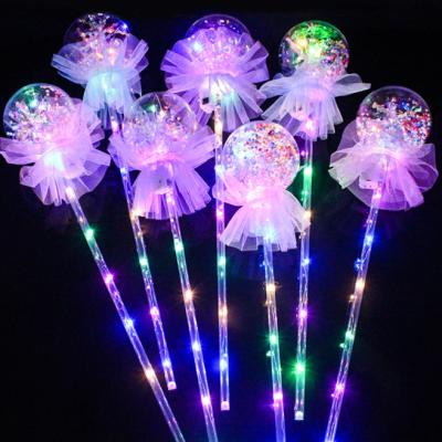 China 2022 Wholesale Latex Toys For Children Gift Boys Girls Boys Girls New Bobo Ball Magic Plastic LED Lighting Luminous Balloon Toys for sale