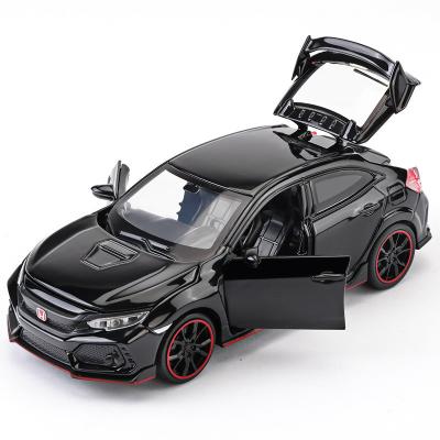 China Diecast Scale Model Toy Miniauto 1to32 Car Civic Type R Diecast Baby Toy Model Car for sale