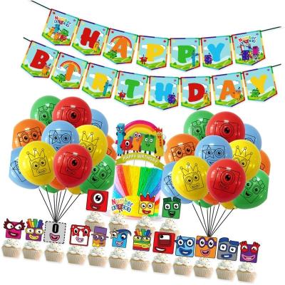 China New Latex Style Theme Party Decoration Boy Girl Birthday Party Decorations Kids Toys Party Supplies Balloons Set for sale