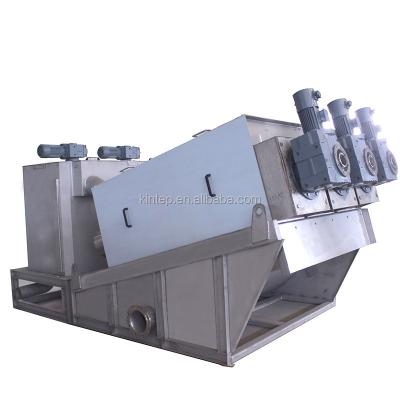 China Dewatering Filtration Sludge Machine Volute Screw Press for sale