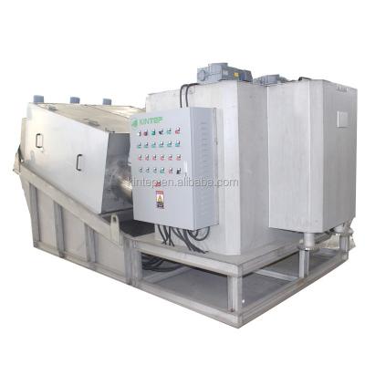 China Filtration KINTEP Low Operation Cost Screw Filter Press / Deslime Dewatering Equipment Sludge Treatment for sale