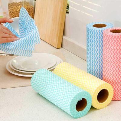 China Sustainable Disposable Dish Cleaning Towel Kitchen Cloth Multi-Use Countertop Cloths for sale