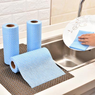 China Straw Pulp Tissues Ecology Friendly Multi-Use Disposable Kitchen Dish Reusable Durable Cloths for sale