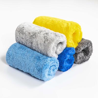 China Wholesale Super QUICK DRY edgeless car cleaning towel china super edgeless plush plush microfiber rag cloth for sale