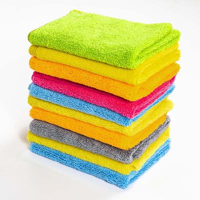 China Kinds Quality 400gsm Microfiber Chemical QUICK DRY Premium Cost Effective Towel For Car Detailing for sale