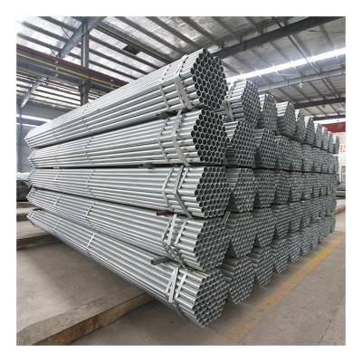 China Structural Pipe Hot Dip Galvanized Round Steel Pipe / GI Pre Galvanized Steel Pipe Galvanized Tube For Construction for sale