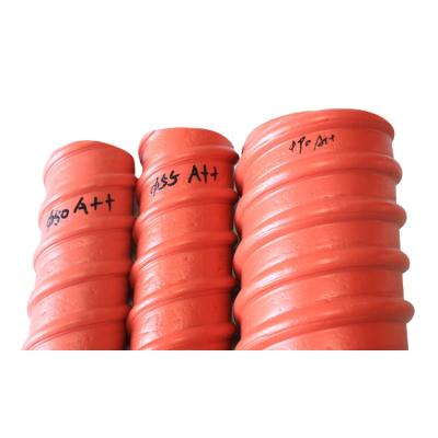 China Corrosion Resistant PE HDPE Conduit Plastic Corrugated Tension Pole Pipe For Pole Tensioning for sale