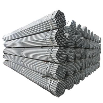 China Structure pipe 2 inch gi pipe 6m length price galvanized steel pipe price per meter for sale