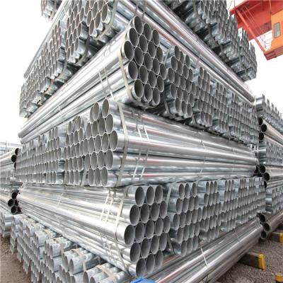 China 6 inch tubular hot dipped galvanized iron ss400 steel structure pipe BS1139 thin wall steel pipe price for sale