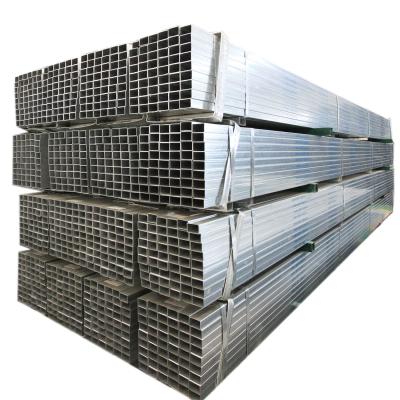 China Square Iron Tubular Pipe Structure Pipe 200x200 Mm 100x100x3 Tube Price Galvanized for sale