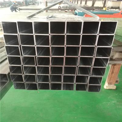 China Structure pipe bs729 2x4 4x4 black powder coated hot dipped galvanized rectangular iron steel pipes for sale