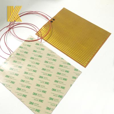 China Garment Shops Customize 12V 3D Printer Heating Pad Flexible Polyimide Film Heater for sale