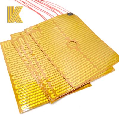 China Garment Shops Customized Sizes And Shapes Flexible Etched Aluminum Polyimide Film Heater For Sale for sale