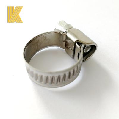 China German Type Stainless Steel Automobile Hose Collar Worm Drive Hose Clamp for sale