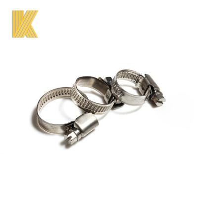 China Automobile Full Stainless Seel 304 German Type Steel Hose Clamp With 9mm Band Width for sale