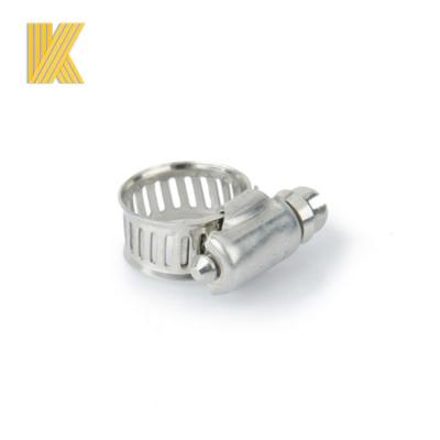 China American Style Automotive Stainless Steel Hose Clamp W4 Type Hose Clamp With 8mm Bandwidth for sale