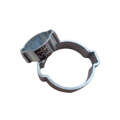 China Automobile Trade Assurance Zinc Plating Double Ear Pipe Clamp for sale