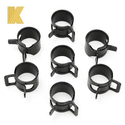 China Automobile Customized Type Blackening Hose Surface Treatment Automotive Fuel Hose Clamp Spring Clamps for sale