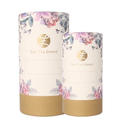 China Biodegradable Food Grade Paper Tube Customized Box Packaging Any Size Paper Tube Can Be Customized Tea, Food Packaging Paper Tube for sale