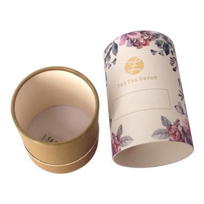 China 2021 new trend handmade paper tube bottle boxes for skin care bottle packaging for sale