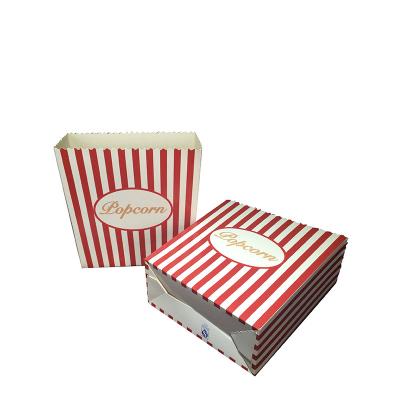 China Reusable Recycled Materials All Size Custom Logo Printed Popcorn Box Cheap Popcorn Bucket for sale