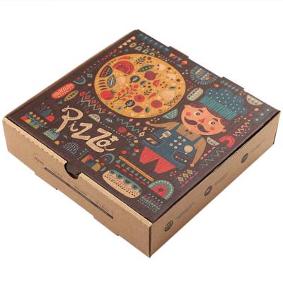 China Biodegradable Disposable Pizza Cardboard Bag Food Grade Pizza Take Out Box for sale