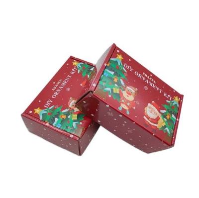 China Recycled Materials Christmas Gift Packaging Corrugated Cartons Shipping Box for sale