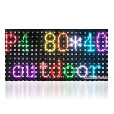 China Wholesale outdoor p4 led display module advertising outdoor full color led screen video panel panel 320*160mm for sale