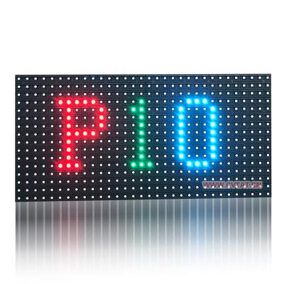 China P10 Screen Module Outdoor Scrolling LED Billboard Outdoor Cabinet Board Full Color Led Advertising Display Panel for sale