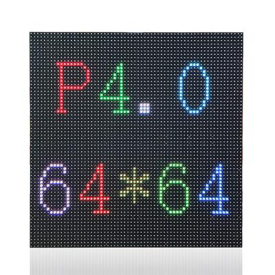 China Wholesale indoor p4 led display module advertising screen video panel indoor full color led panel 256*256mm for sale