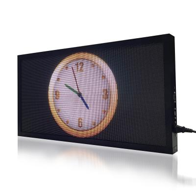 China Indoor Full Color LED Display 55 Inch LED Sign Indoor Video And Text Image Rolling Carousel Programmable Billboard for sale