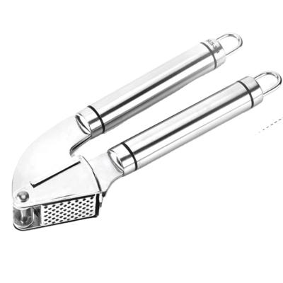 China Contemporary Professional Garlic Press Rising Stainless Steel Kitchen Instrument 304 Stainless Steel Garlic Press for sale