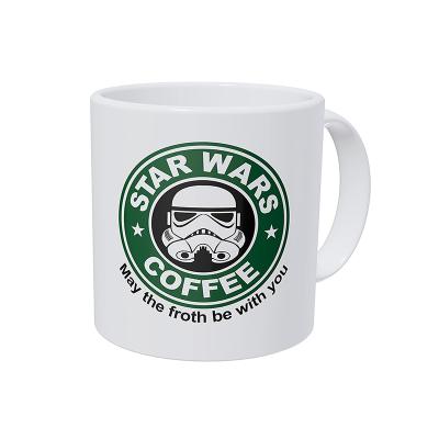 China Viable Wampumtuk Starwars May The Moss Be With You 11 Ounce Funny Coffee Mug for sale