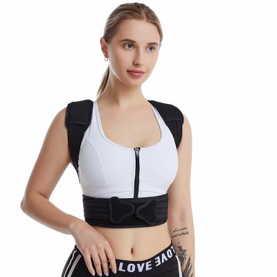 China Neoprene Back Braces Comfortable Adjustable Back Straightener Back Brace Posture Corrector For Women Men Pose Trainer for sale