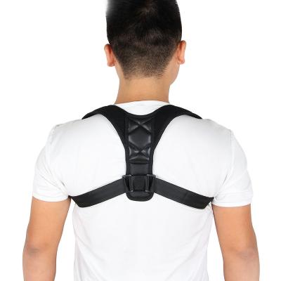 China Neoprene Back Braces Student Adult New X Support Mesh Adjustable Back Shoulder Belt Back Straight Posture Corrector for sale