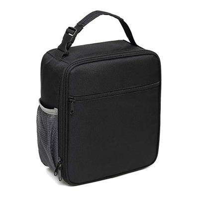 China Best Waterproof Gray Zipper Cooler Bag Insulated Lunch Cooler Box Bag Small With Shoulder Strap For Women Men for sale