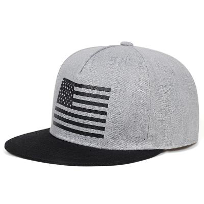 China COMMON Hat Men's Custom Baseball Cap Embroidered Cotton American Flag Summer Sports Snapback Hats for sale