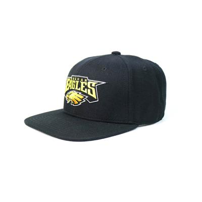 China COMMON Plastic Snap Buckle Snapback Caps Embroidered Fashion Custom Logo Style for sale