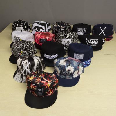 China Cheap Embroidered Sports 6 Panel Sports Men's Vintage OEM Hip Hop Hats Custom Snapback Hats for sale