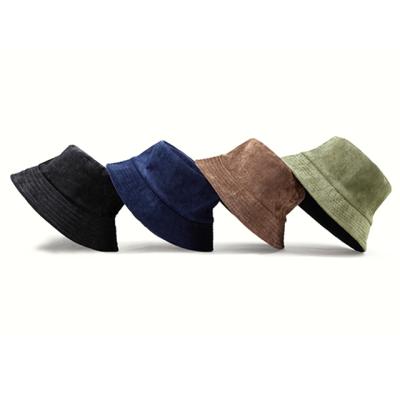 China Wholesale 100% Black Plain Bucket Hats Mens Designer Cotton Hats Japan Character Bulk for sale