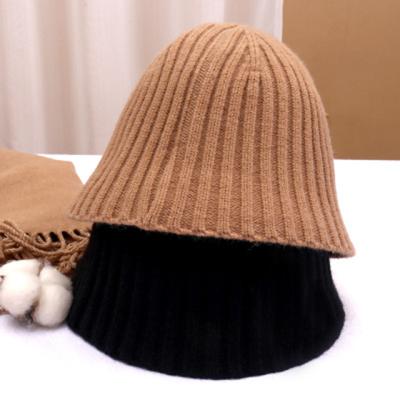 China JOINT Wholesale Warm Knitted Unisex 100% Acrylic Beanies Hat Logo Winter Custom Hat for sale