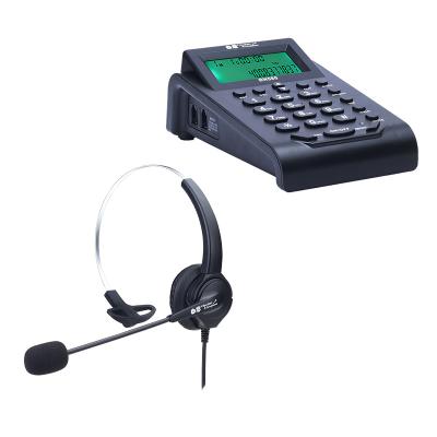 China Modern Bn580+dh630 Noise Reduction Headset Call Center Equipment Earpiece For Call Center Or Telemarketing for sale