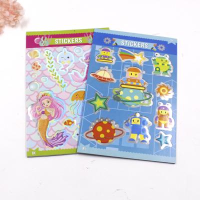 China Cartoon Sticker Customized Full Colors CMYK Printed Glitter Or Foil Effect Kids Sticker Book Kids for sale